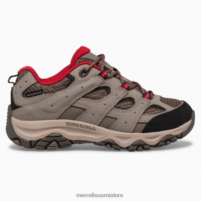 Moab 3 matalapituiset vedenpitävät tennarit (mk265705) Merrell lapset 2RR88X1478 lohkare punainen kenkiä
