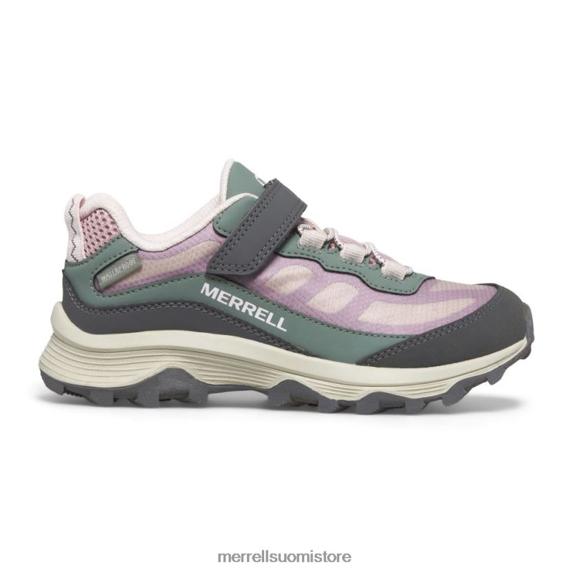 Moab nopeus alhainen ilmastointi vedenpitävä (mk167235) Merrell lapset 2RR88X1361 pölyinen pinkki/oliivi kenkiä
