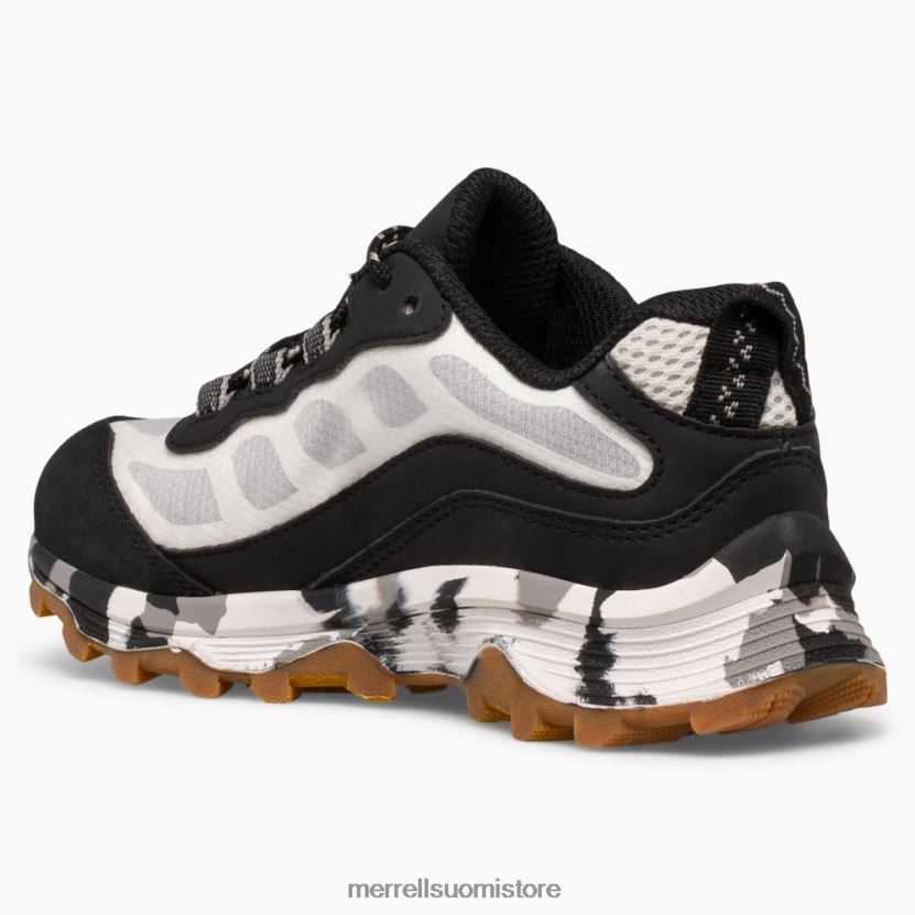 Moab nopeus alhainen vedenpitävä (mk266260) Merrell lapset 2RR88X1373 musta valkoinen kenkiä