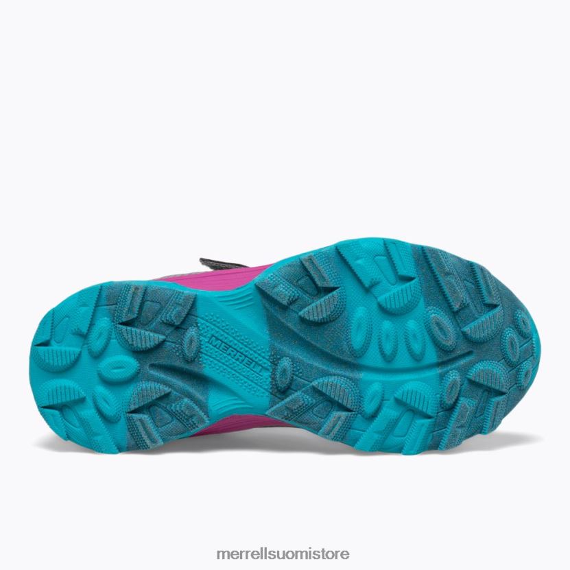 Moab nopeus matala ilmastointi vedenpitävä (mk165211) Merrell lapset 2RR88X1362 harmaa/hopea/turkoosi kenkiä