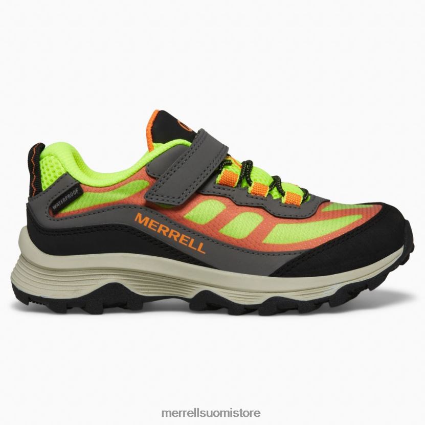 Moab nopeus matala ilmastointi vedenpitävä (mk266774) Merrell lapset 2RR88X1366 harmaa/hi viz/oranssi kenkiä