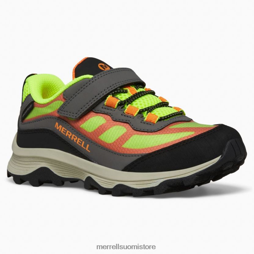 Moab nopeus matala ilmastointi vedenpitävä (mk266774) Merrell lapset 2RR88X1366 harmaa/hi viz/oranssi kenkiä