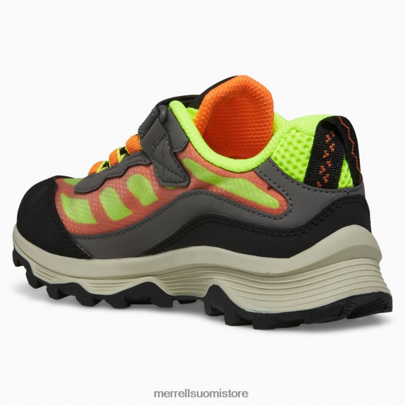 Moab nopeus matala ilmastointi vedenpitävä (mk266774) Merrell lapset 2RR88X1366 harmaa/hi viz/oranssi kenkiä