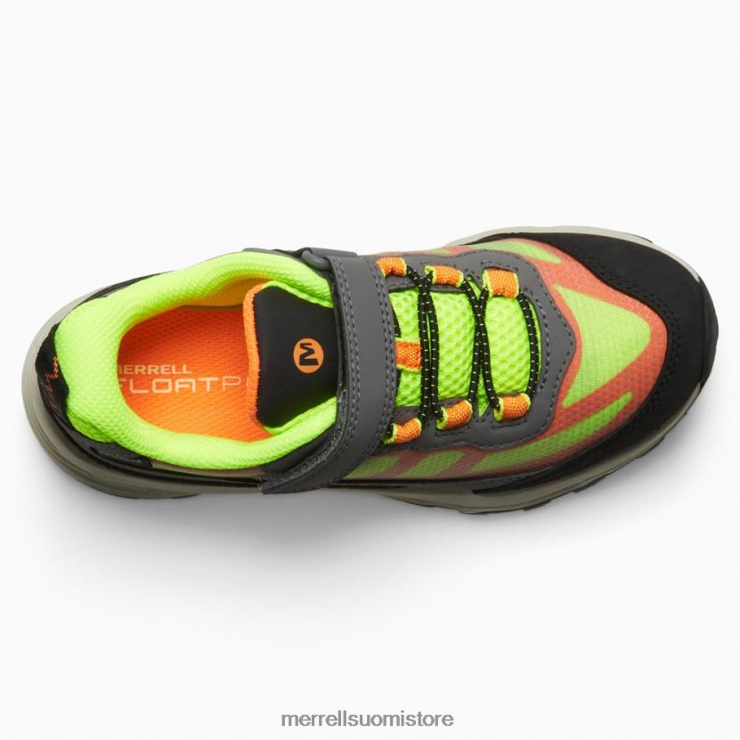 Moab nopeus matala ilmastointi vedenpitävä (mk266774) Merrell lapset 2RR88X1366 harmaa/hi viz/oranssi kenkiä