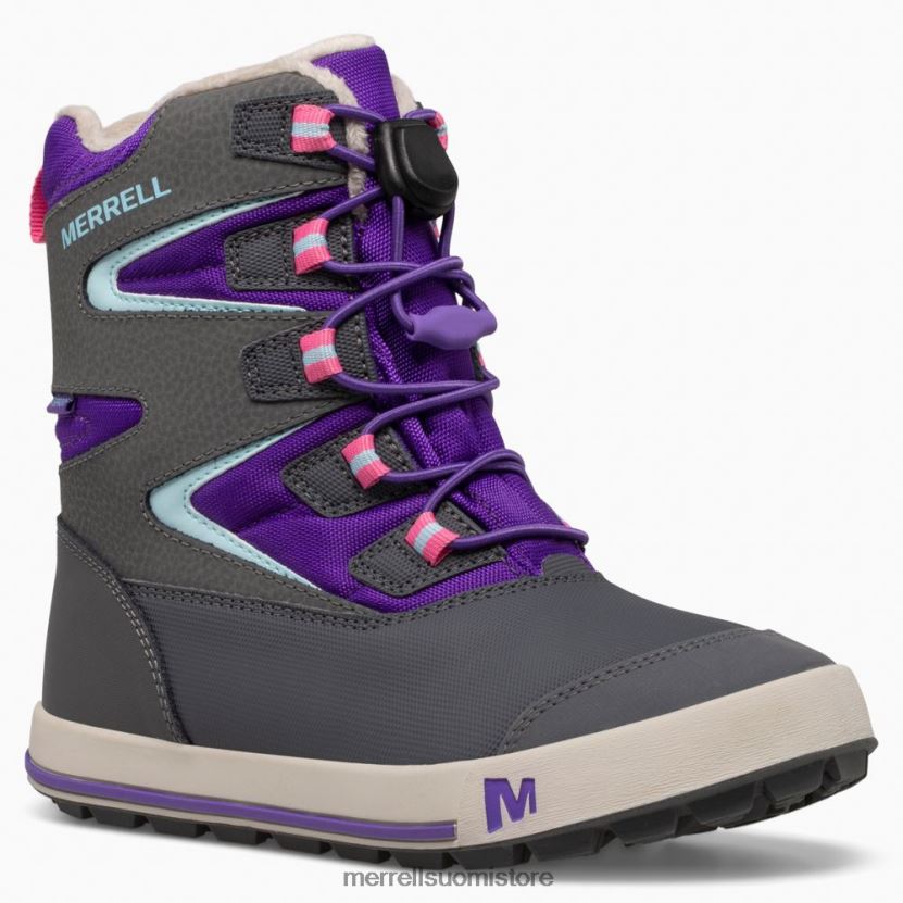 Snow Bank 3.0 boot (mk166223k) Merrell lapset 2RR88X1484 Ultravioletti/harmaa kenkiä