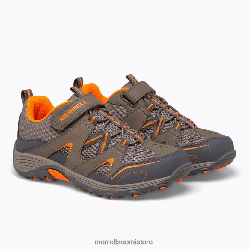 Trail Chaser kenkä (my57109) Merrell lapset 2RR88X1462 aseen savu / oranssi kenkiä