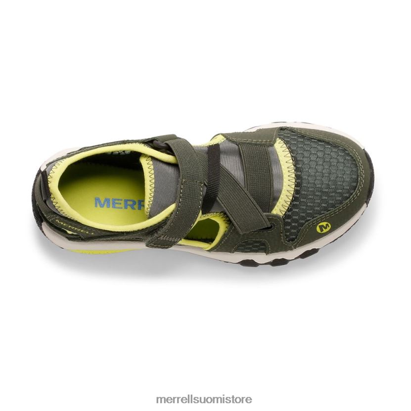hydrofree roam monarch sandaali (mk265670k) Merrell lapset 2RR88X1501 oliivi/lime kenkiä