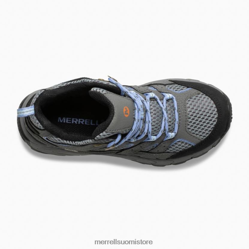 moab 2 mid -vedenpitävä saapas (mk162260) Merrell lapset 2RR88X804 harmaa/periwinkle kenkiä