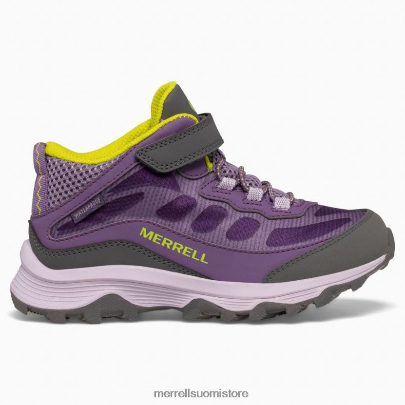 moab speed mid ilmastointi vedenpitävä (mk166276) Merrell lapset 2RR88X1386 rypälekadetti kenkiä
