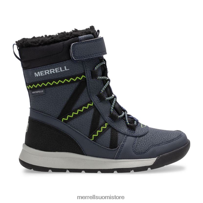 snow crush 2.0 vedenpitävät saappaat (mk263127k) Merrell lapset 2RR88X1508 laivasto/kalkki kenkiä