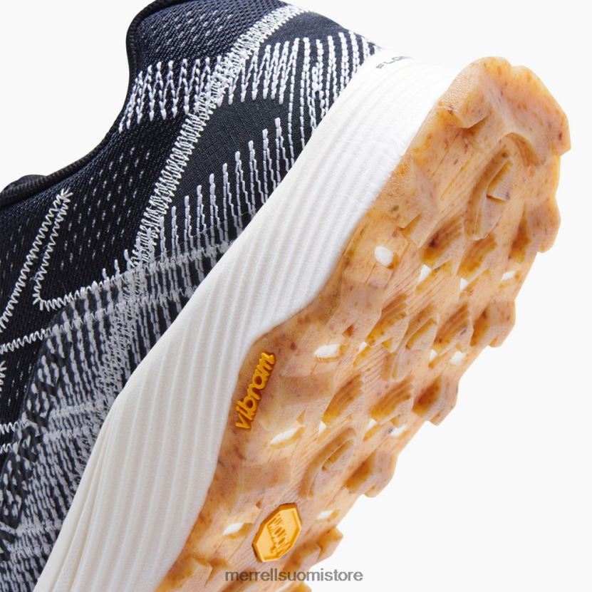 Moab flight eco dye leveä (j067011w) Merrell miehet 2RR88X669 musta valkoinen kenkiä