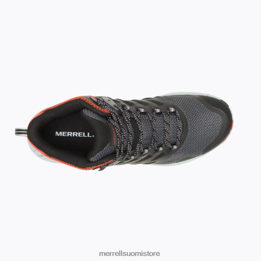 nova 3 mid gore-tex (j067615) Merrell miehet 2RR88X42 musta/mandariini kenkiä