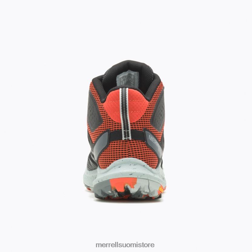 nova 3 mid gore-tex (j067615) Merrell miehet 2RR88X42 musta/mandariini kenkiä