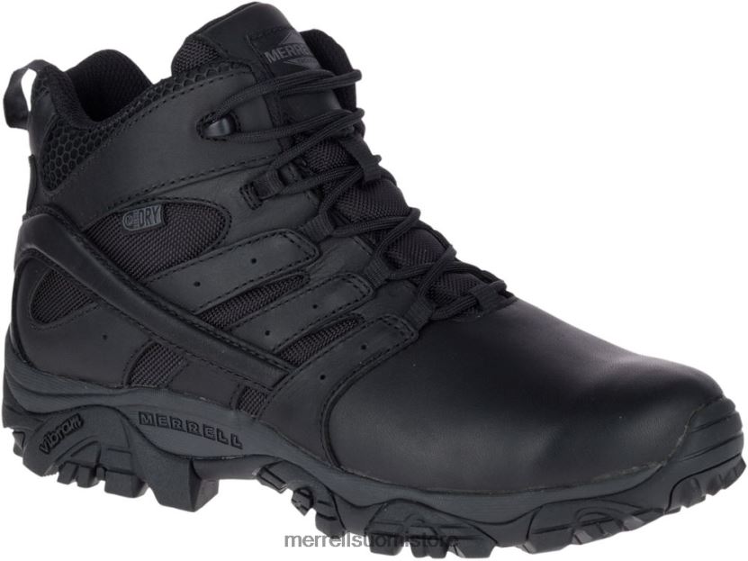 moab 2 mid tactical response vedenpitävä boot leveä (j45337w) Merrell miehet 2RR88X700 musta kenkiä