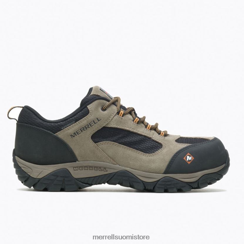 Moab onset vedenpitävä työkenkä (j099505) Merrell miehet 2RR88X385 pähkinä kenkiä