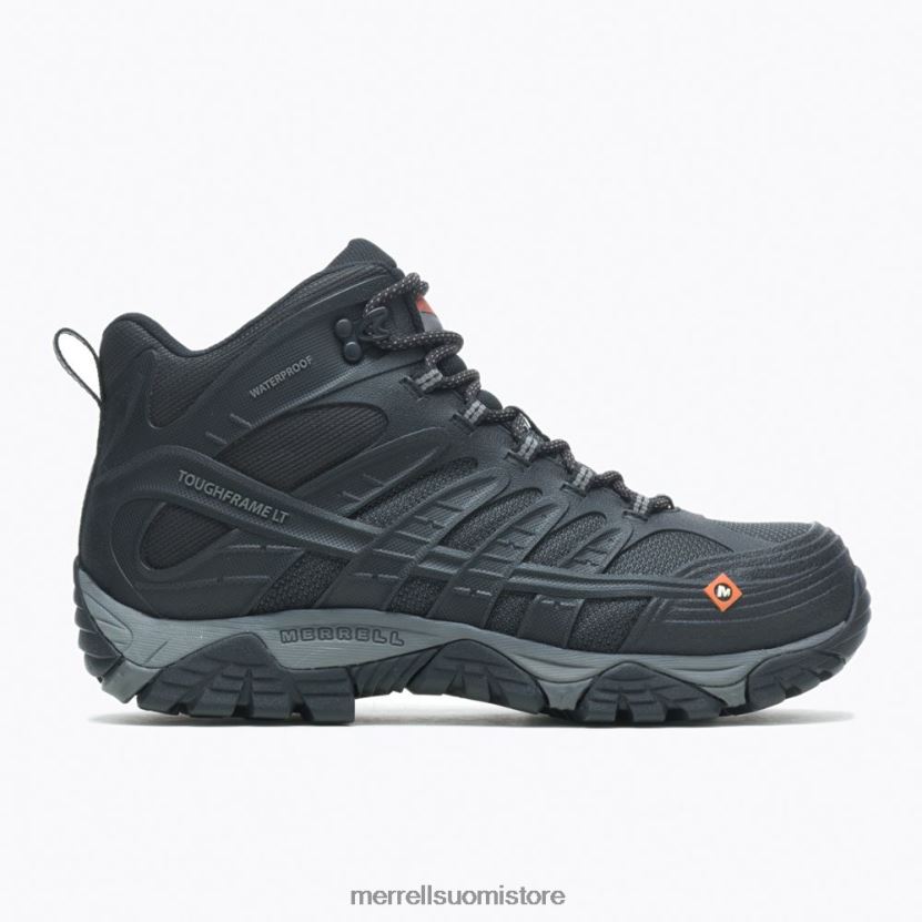 moab nopeus mid vedenpitävä hiilikuitu leveä (j099429w) Merrell miehet 2RR88X342 musta kenkiä