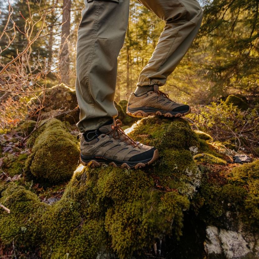 moab 3 vedenpitävä (j036553) Merrell miehet 2RR88X76 oliivi/kumi kenkiä