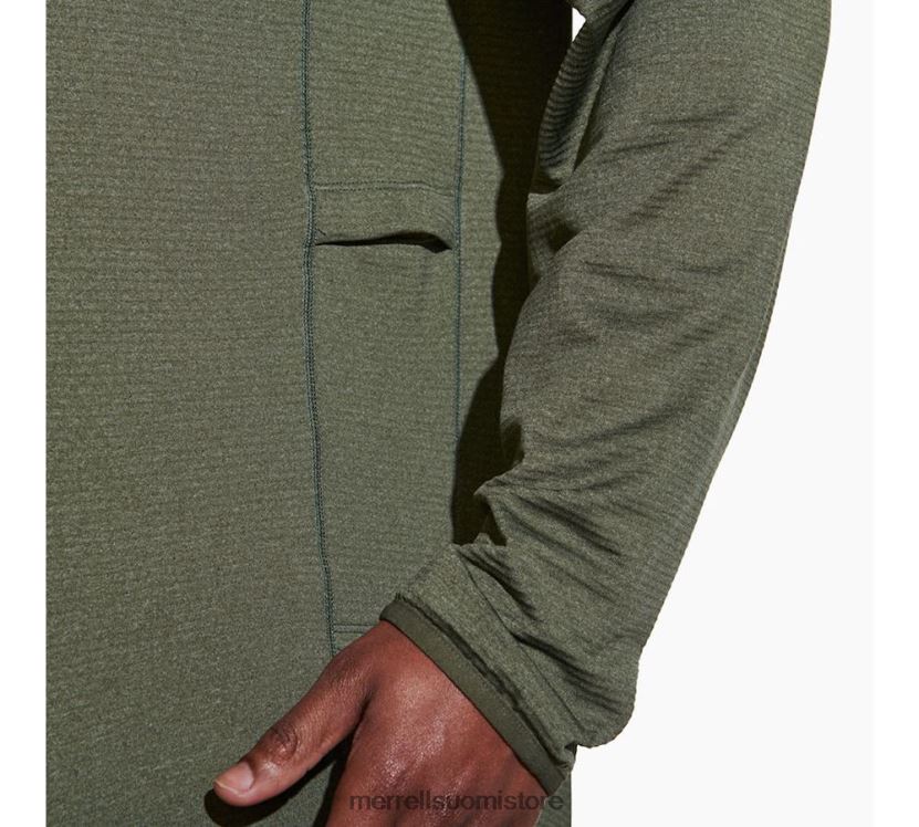 geotex 1/4 zip (jms26326-327) Merrell miehet 2RR88X415 pölyinen oliivi kanerva vaatteet