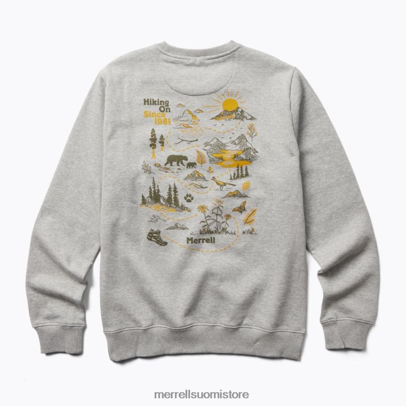 life\'s an adventure crew kaula fleece (jmf26623-050) Merrell miehet 2RR88X696 harmaa kanerva vaatteet