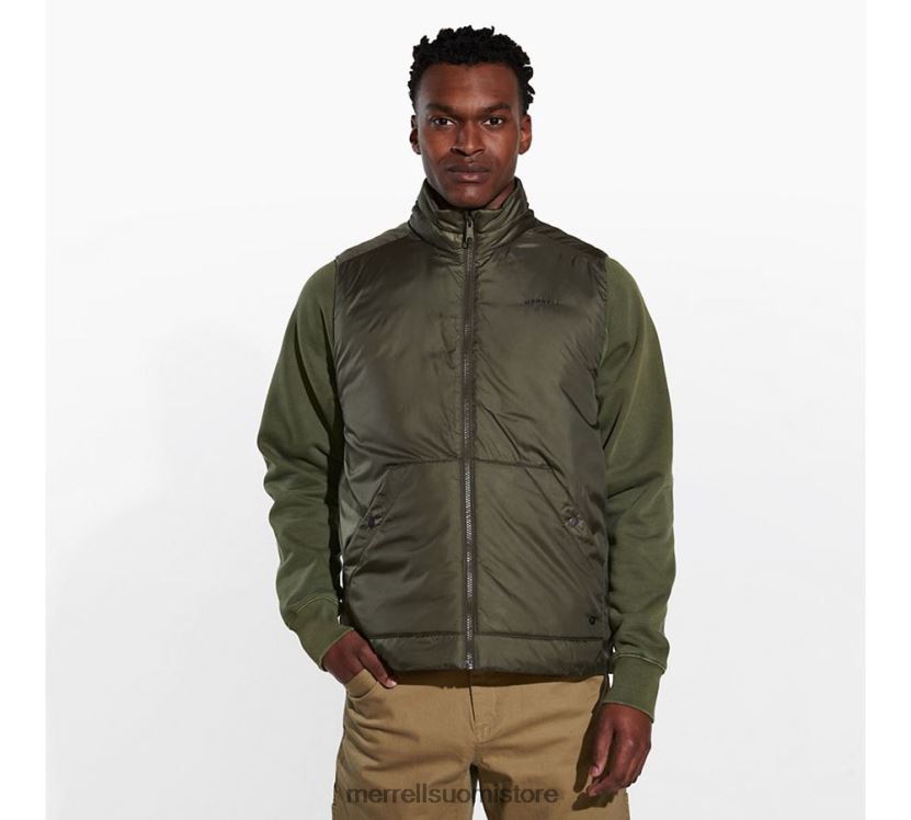 geotex-eristetty liivi (jms26416-326) Merrell miehet 2RR88X590 pölyinen oliivi vaatteet