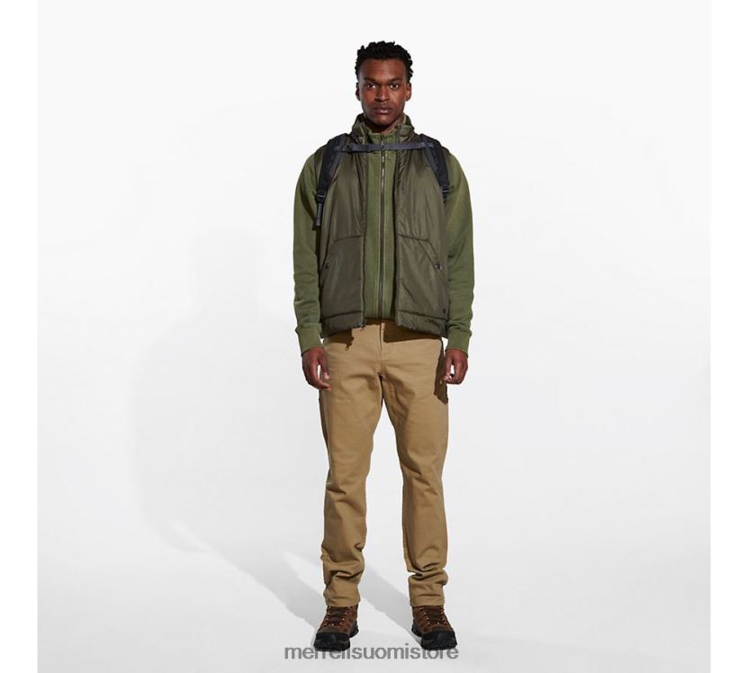 geotex-eristetty liivi (jms26416-326) Merrell miehet 2RR88X590 pölyinen oliivi vaatteet