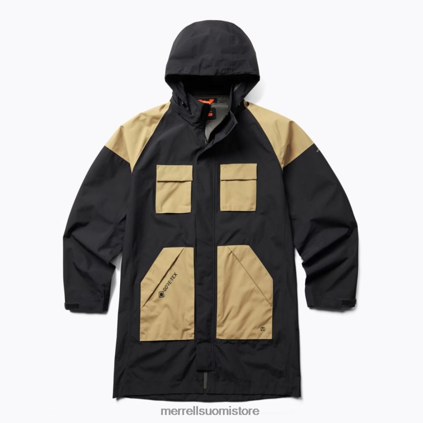 gore-tex cargo pocket -parka (jmf26677-010) Merrell miehet 2RR88X796 musta vaatteet