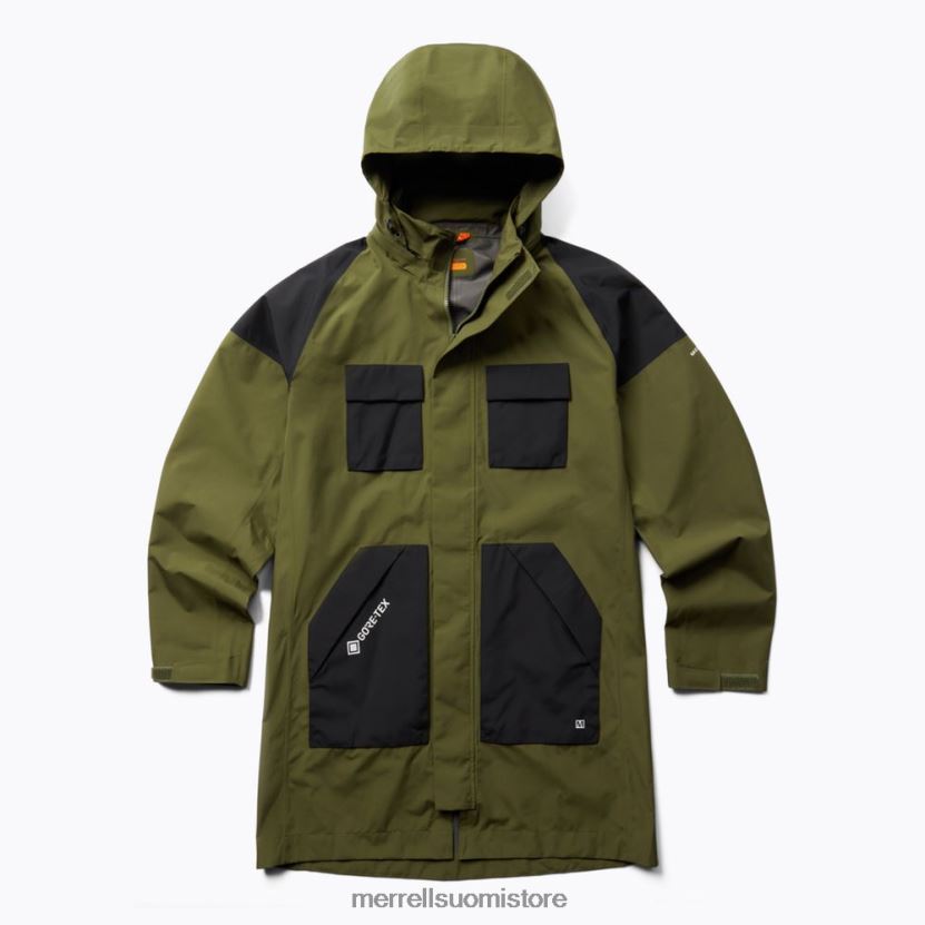 gore-tex cargo pocket -parka (jmf26677-326) Merrell miehet 2RR88X797 pölyinen oliivi vaatteet