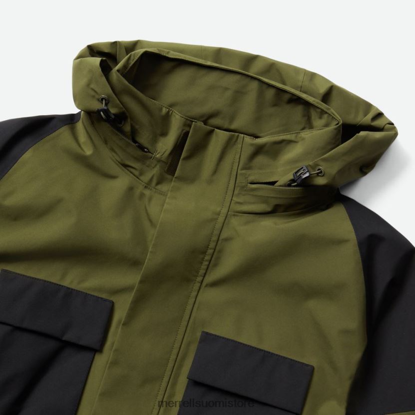 gore-tex cargo pocket -parka (jmf26677-326) Merrell miehet 2RR88X797 pölyinen oliivi vaatteet