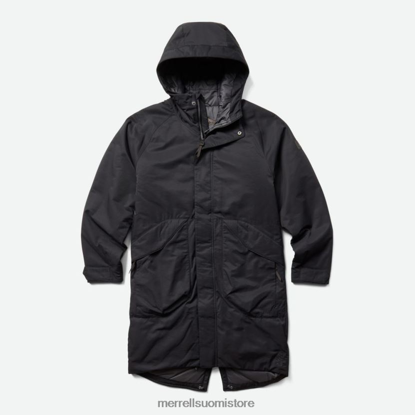 kaidou keskipainoinen eristetty parka (jwf26500-010) Merrell miehet 2RR88X1247 musta vaatteet
