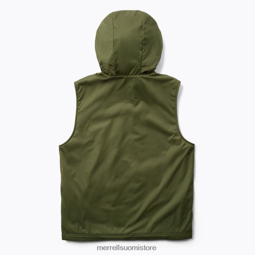 kuiskaushupullinen liivi (jms26863-326) Merrell miehet 2RR88X596 pölyinen oliivi vaatteet