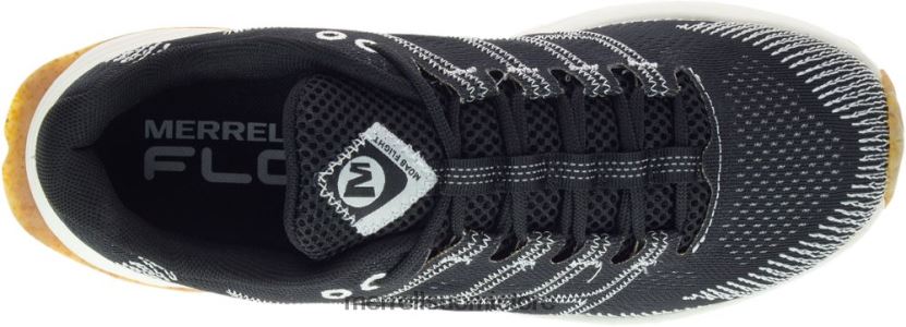 Moab flight eco dye leveä (j067092w) Merrell naiset 2RR88X674 musta valkoinen kenkiä