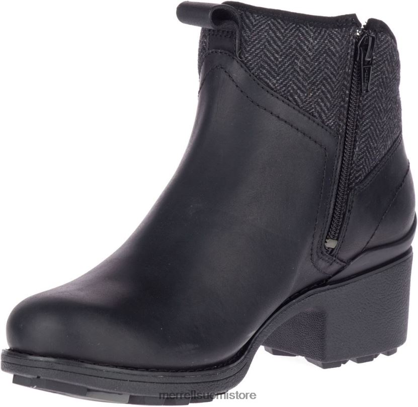 chateau ii mid pull vedenpitävä (j000886) Merrell naiset 2RR88X1151 musta/hiili kenkiä