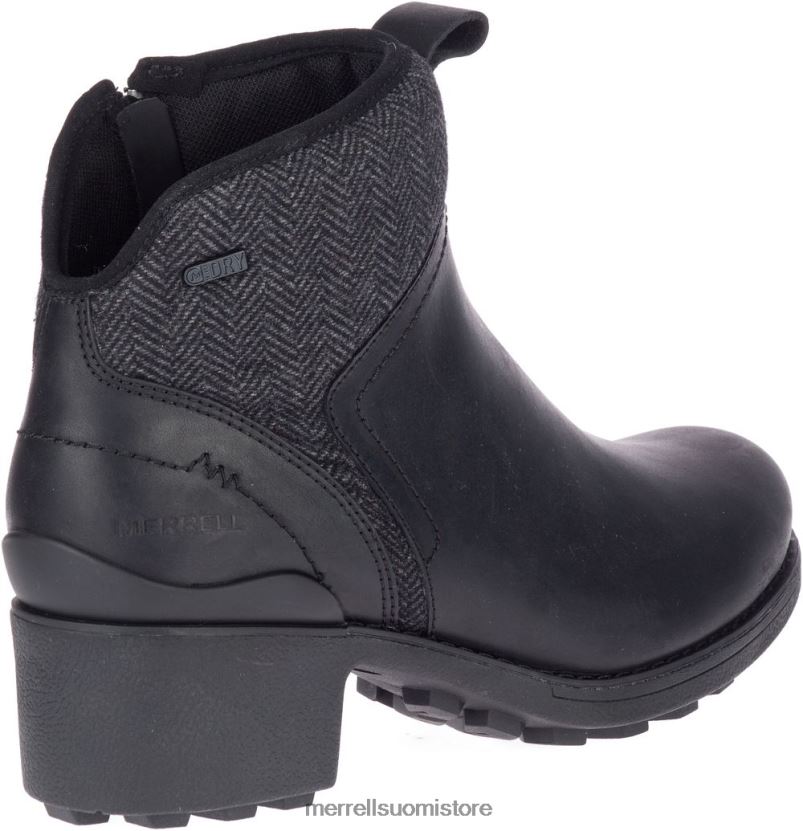 chateau ii mid pull vedenpitävä (j000886) Merrell naiset 2RR88X1151 musta/hiili kenkiä