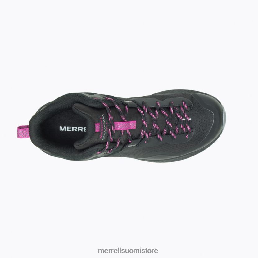 mqm 3 mid gore-tex (j135520) Merrell naiset 2RR88X1165 musta/fuksia kenkiä