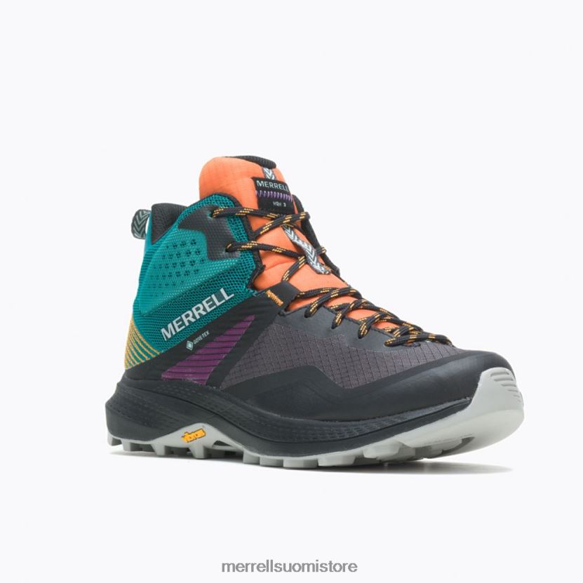 mqm 3 mid gore-tex (j135528) Merrell naiset 2RR88X1167 mandariini/sinivihreä kenkiä