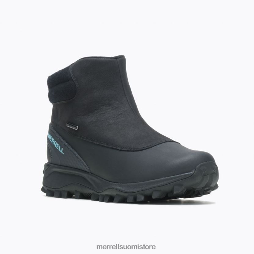 thermo kiruna mid zip vedenpitävä (j035090) Merrell naiset 2RR88X1328 musta/kanava kenkiä