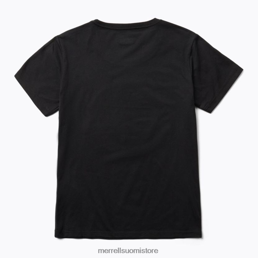lyhythihainen t-paita (jws26683-010) Unlikely Hikers X Merrell naiset 2RR88X1267 musta vaatteet