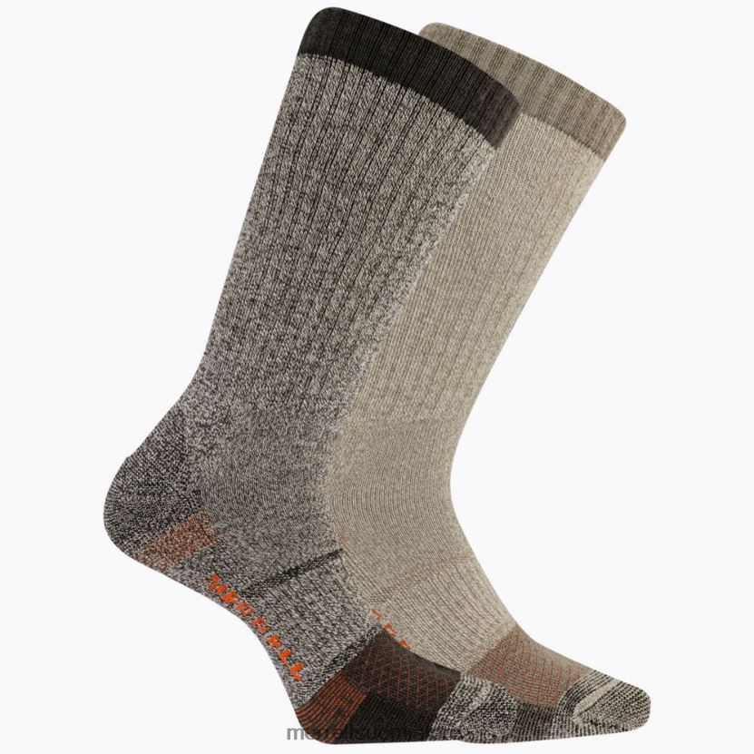 luja teräskärkinen miehistön sukka 2 kpl (jss26717-238) Merrell sukupuolineutraali 2RR88X315 ruskea asst. Lisätarvikkeet