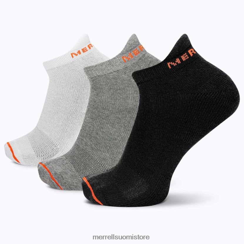 puuvillalappu matalat sukat 3 pakkaus (jsf26528-001) Merrell sukupuolineutraali 2RR88X274 musta lajitelma Lisätarvikkeet
